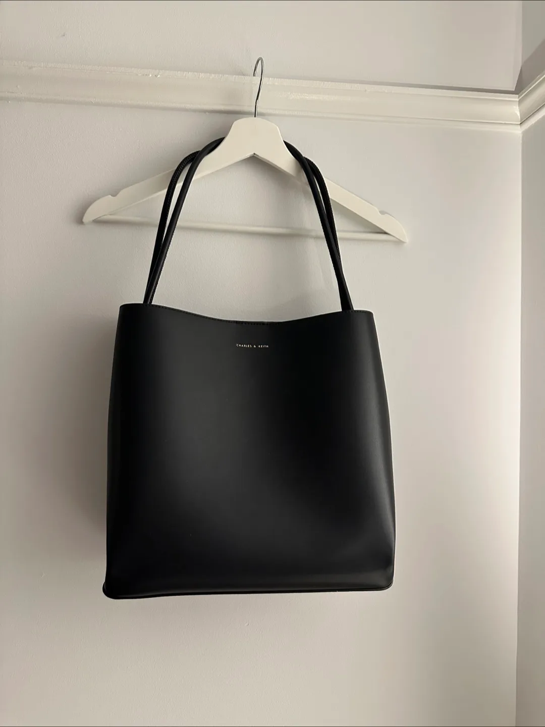 Charles & Keith Black Tote Bag thumbnail