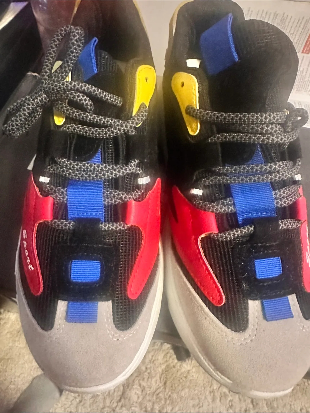 Sporty Colour Block Sneakers