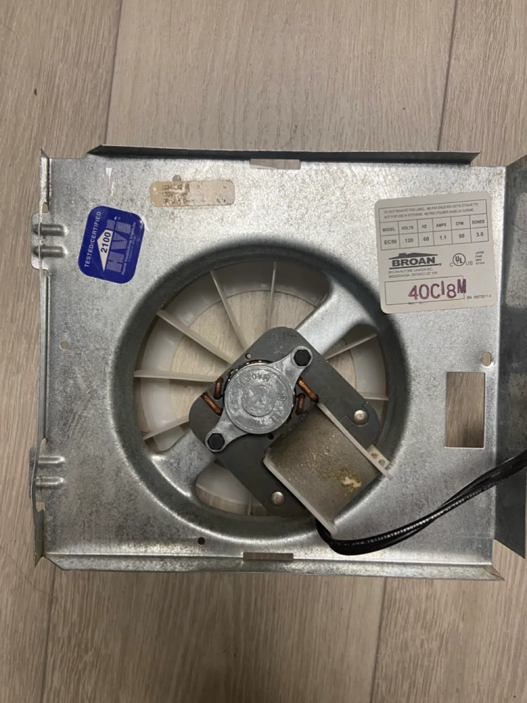 5 unit new & used  Bath Fan - thumbnail