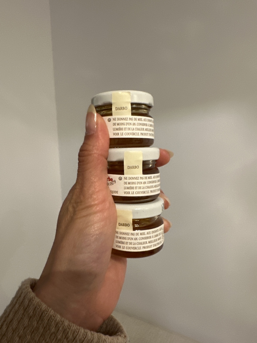 Three Mini Jars of Darbo Honey - photo 3