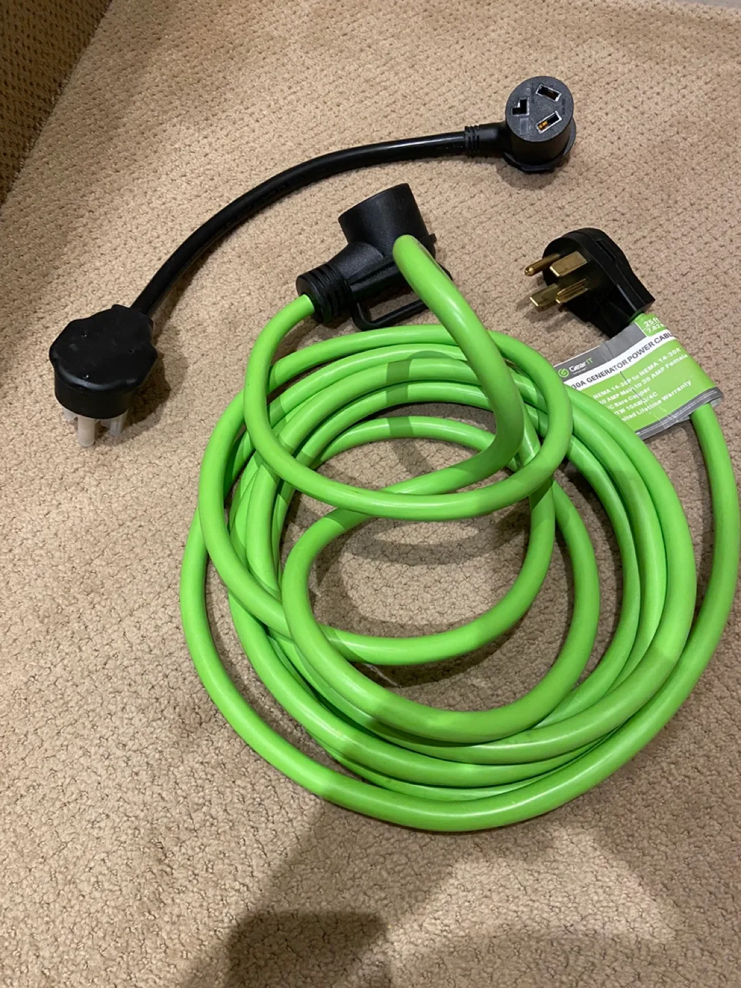 25ft 30 Amp Dryer/EV Heavy Duty Extension Cord image indicator(3)