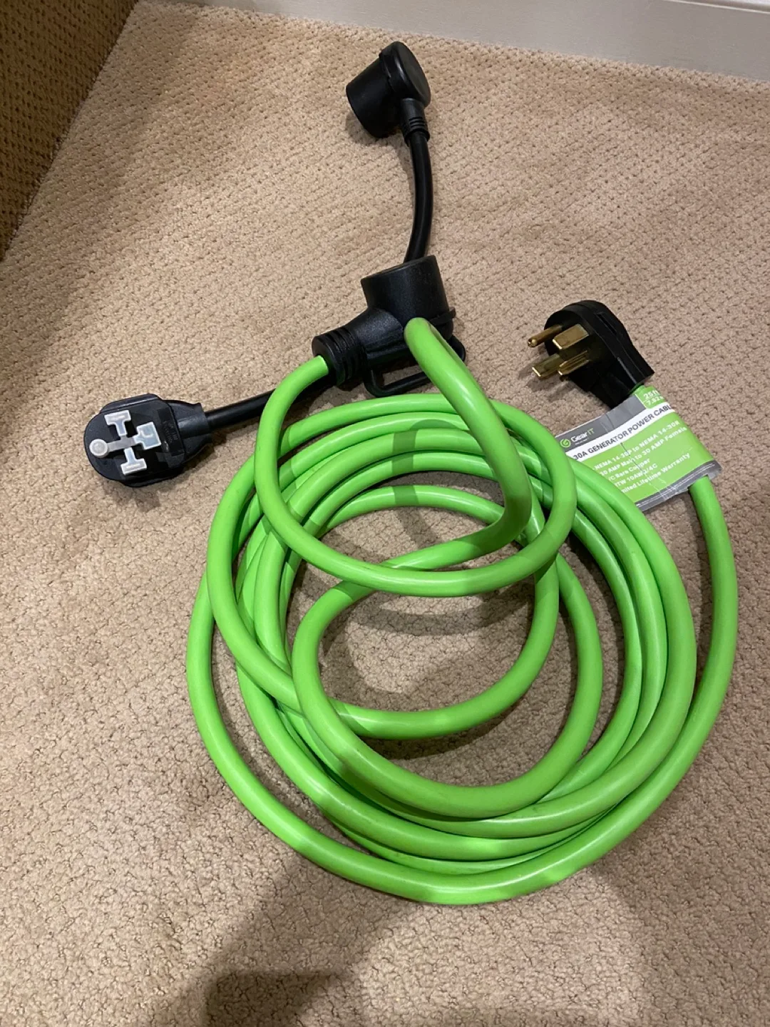 25ft 30 Amp Dryer/EV Heavy Duty Extension Cord image indicator(2)