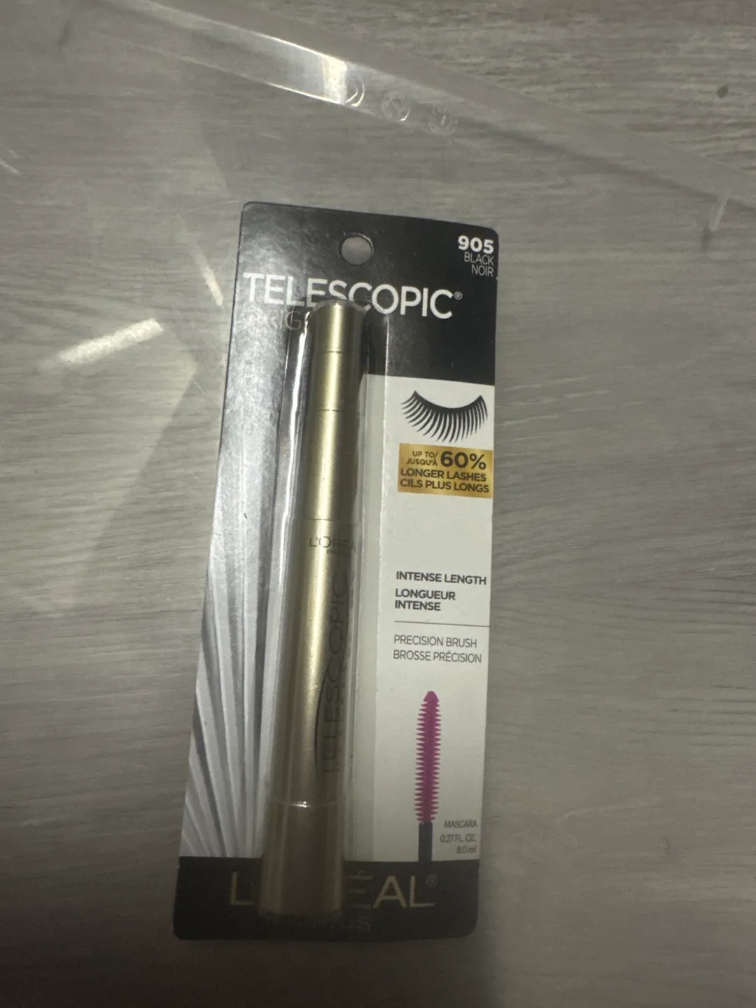 L'Oréal Telescopic Mascara 905 Black Noir thumbnail