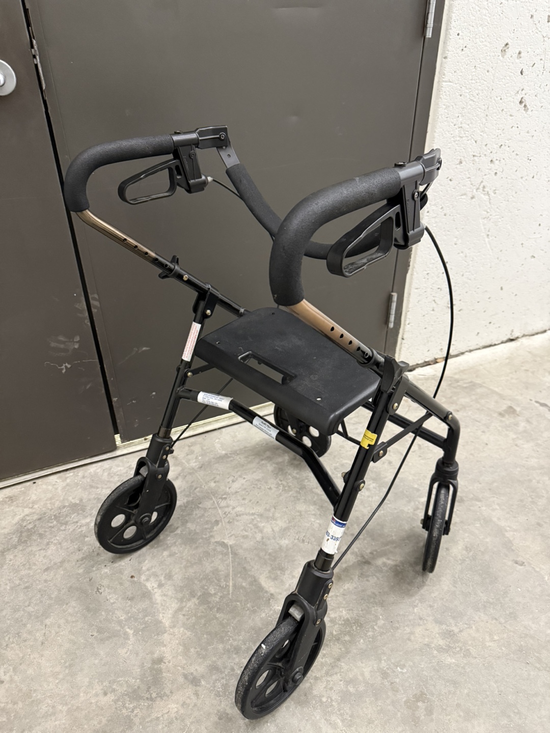 Rollator Walker with Seat and Brakes - photo 3