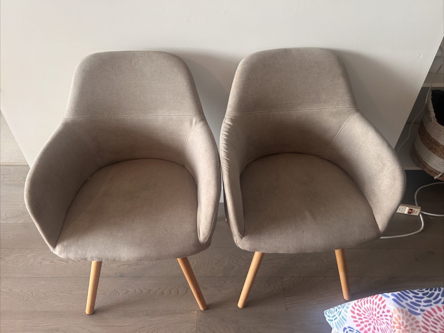 Set of 4 dining chairs - photo 2