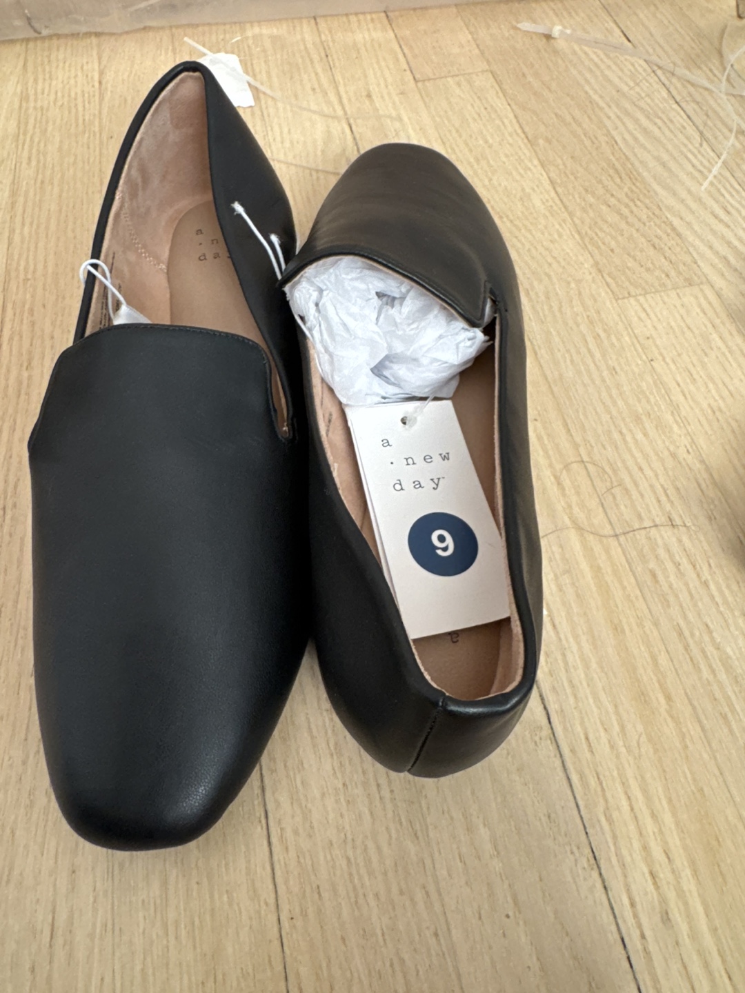 A New Day Women's Black Loafers