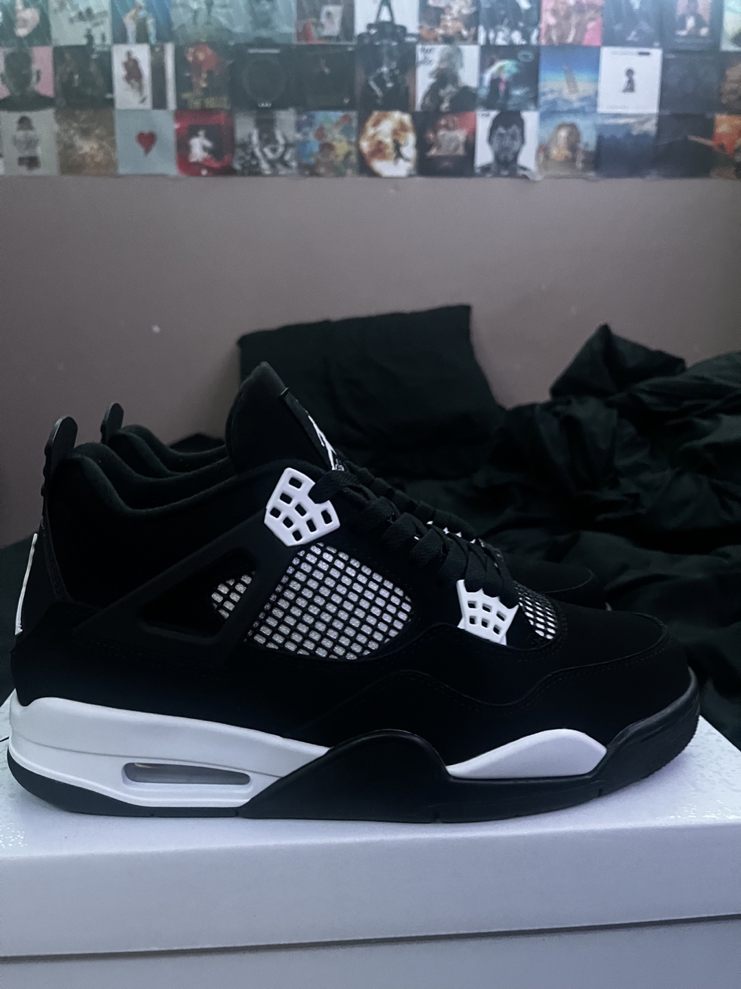 Rep 1:1 Identical Jordan 4 White Thunders Size 11 Mens