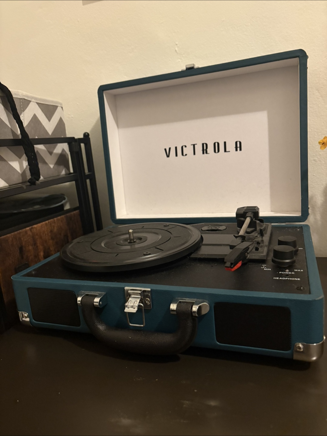 Victrola Suitcase Record Player - Teal