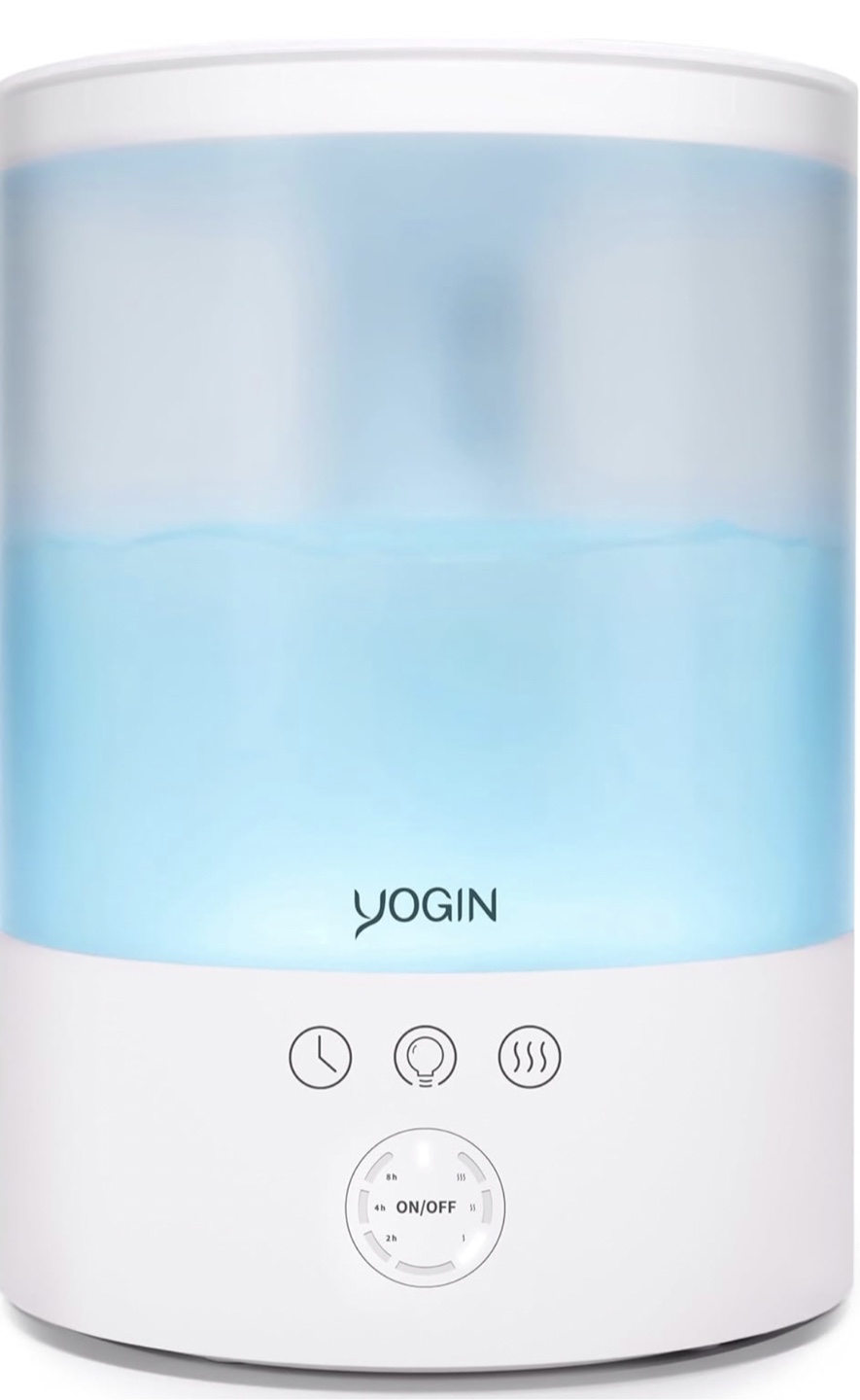 Yogín Ultrasonic Humidifier - 300ml/h Output, 350 sq ft Coverage - photo 2