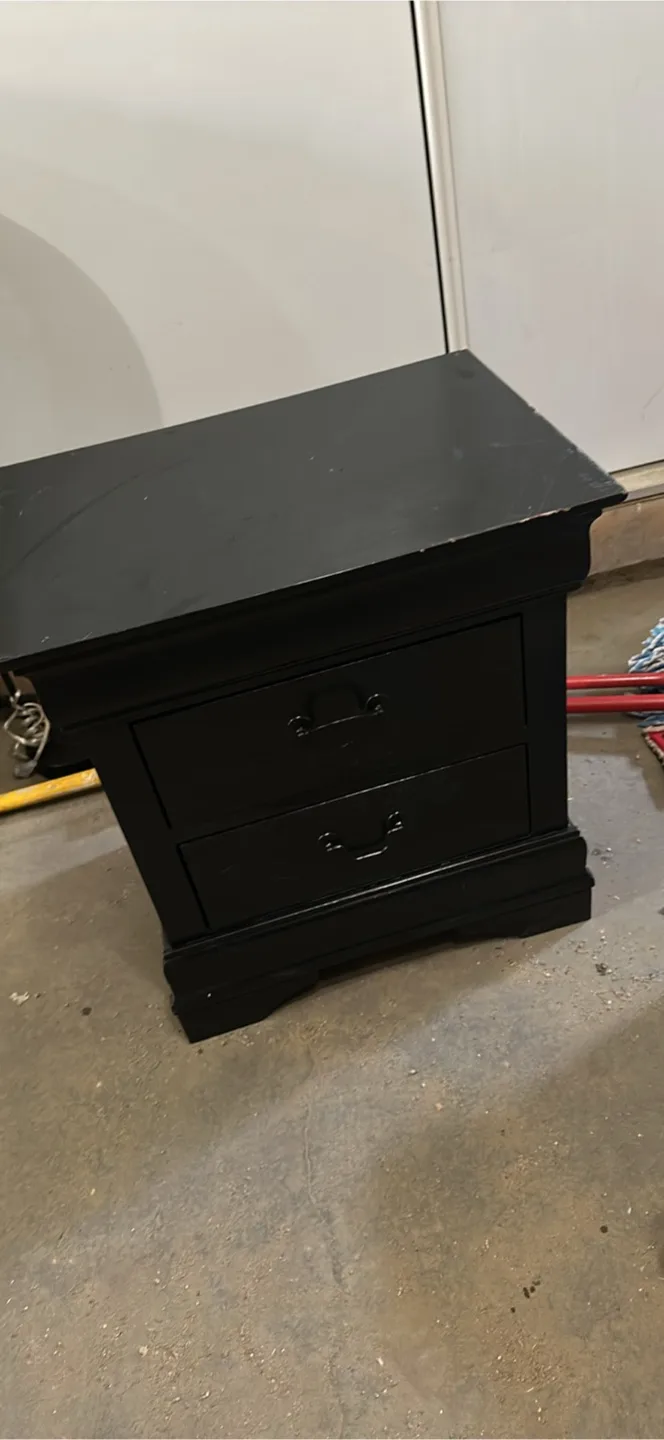 Black Drawer Nightstand thumbnail