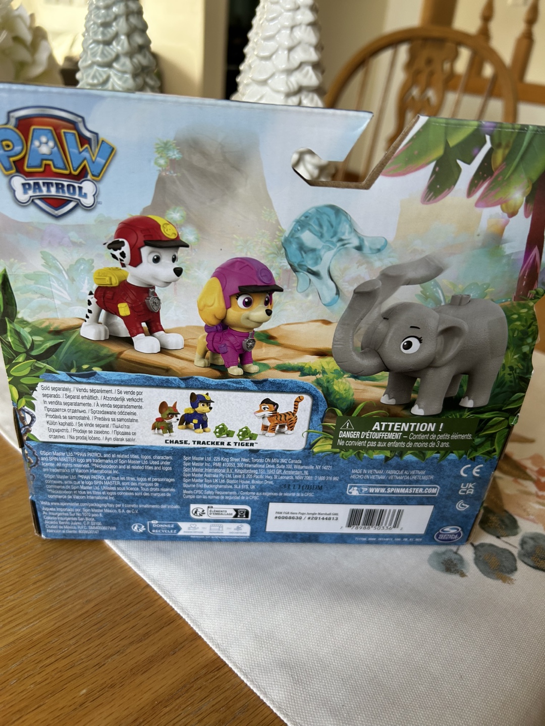 Paw Patrol Jungle Pups Marshall, Skye & Elephant Figure Set - photo 2