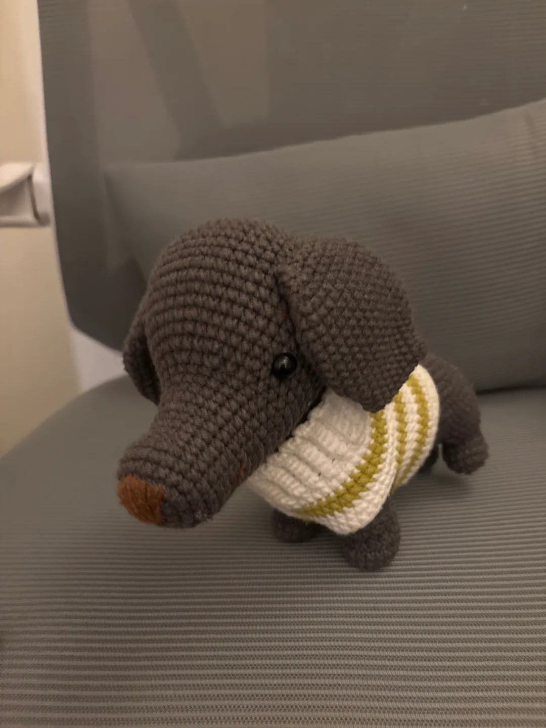 Crochet Dachshund Dog Toy thumbnail