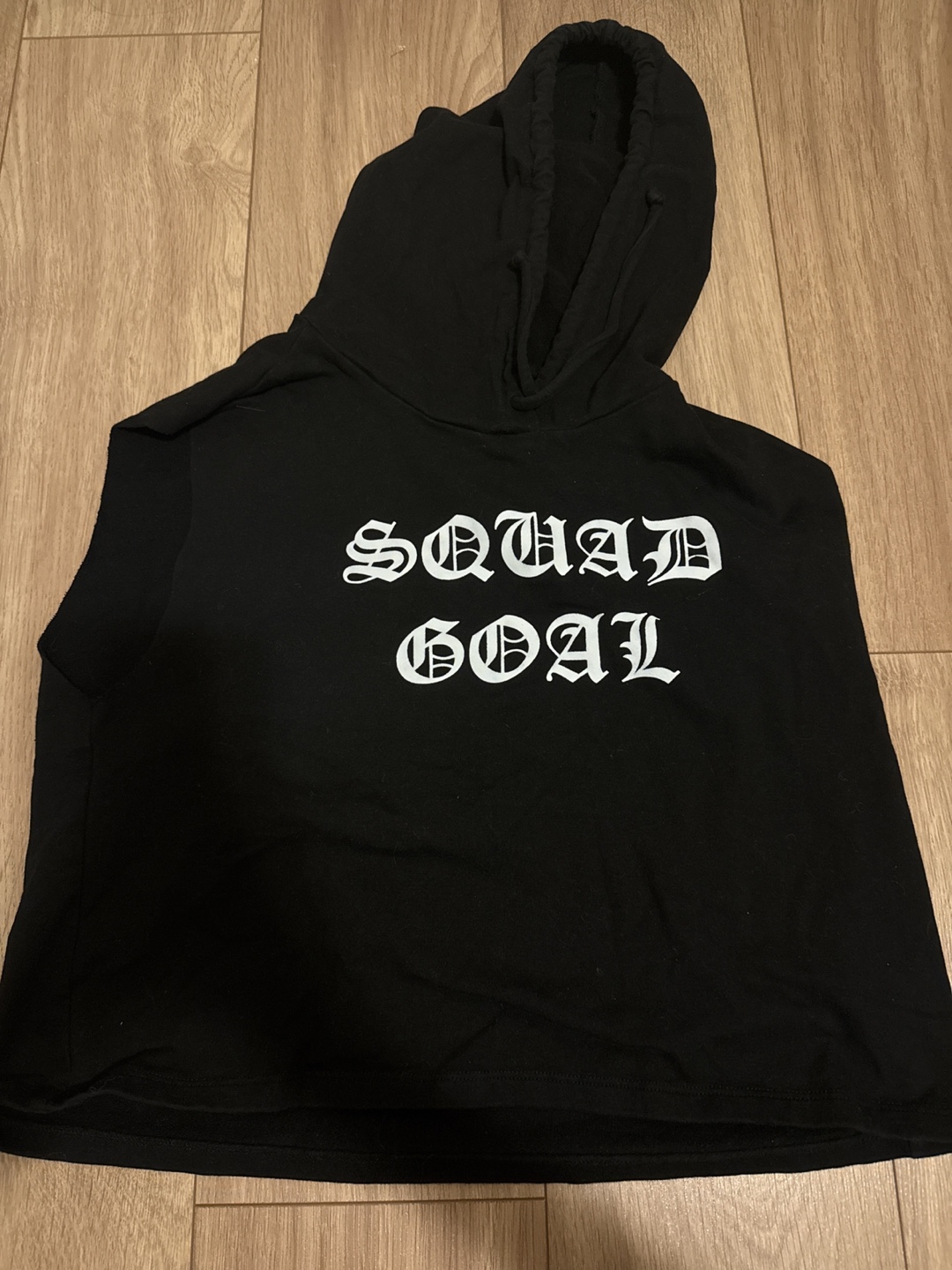 Rock Rose Couture Crop Hoodie - Squad Goal