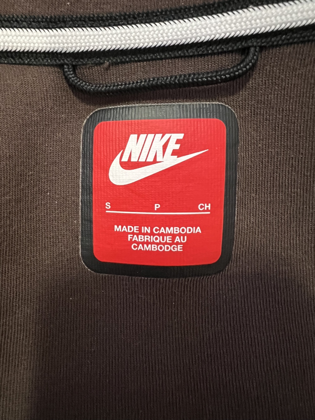 Nike Tech Windrunner Hoodie - Brown - Size Small - photo 3