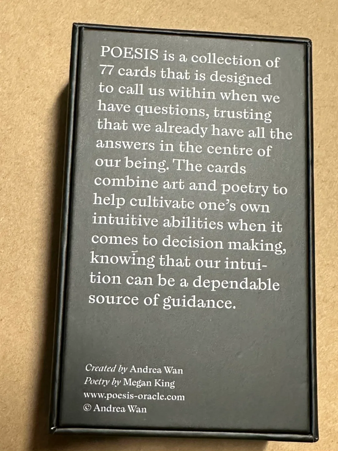 POESIS Oracle Cards - 77 Cards, Art and Poetry image indicator(2)