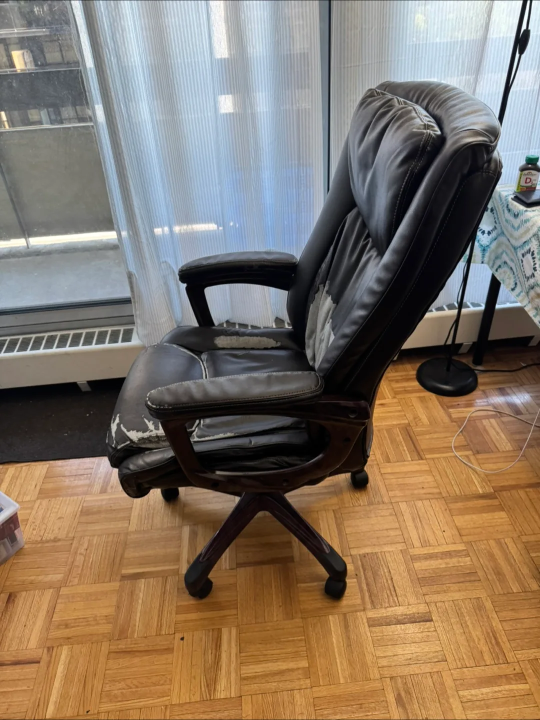 Brown Leather Office Chair thumbnail
