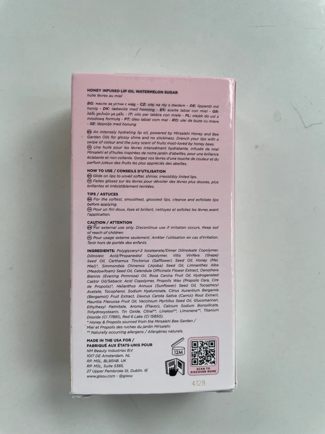 Gisou Honey Infused Lip Oil Watermelon Sugar image indicator(3)