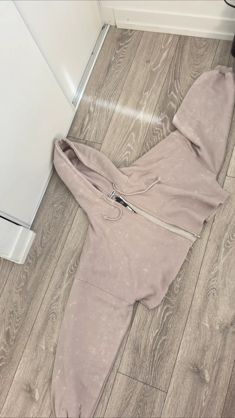 Fashion Nova Zip-Up Cropped Hoodie thumbnail