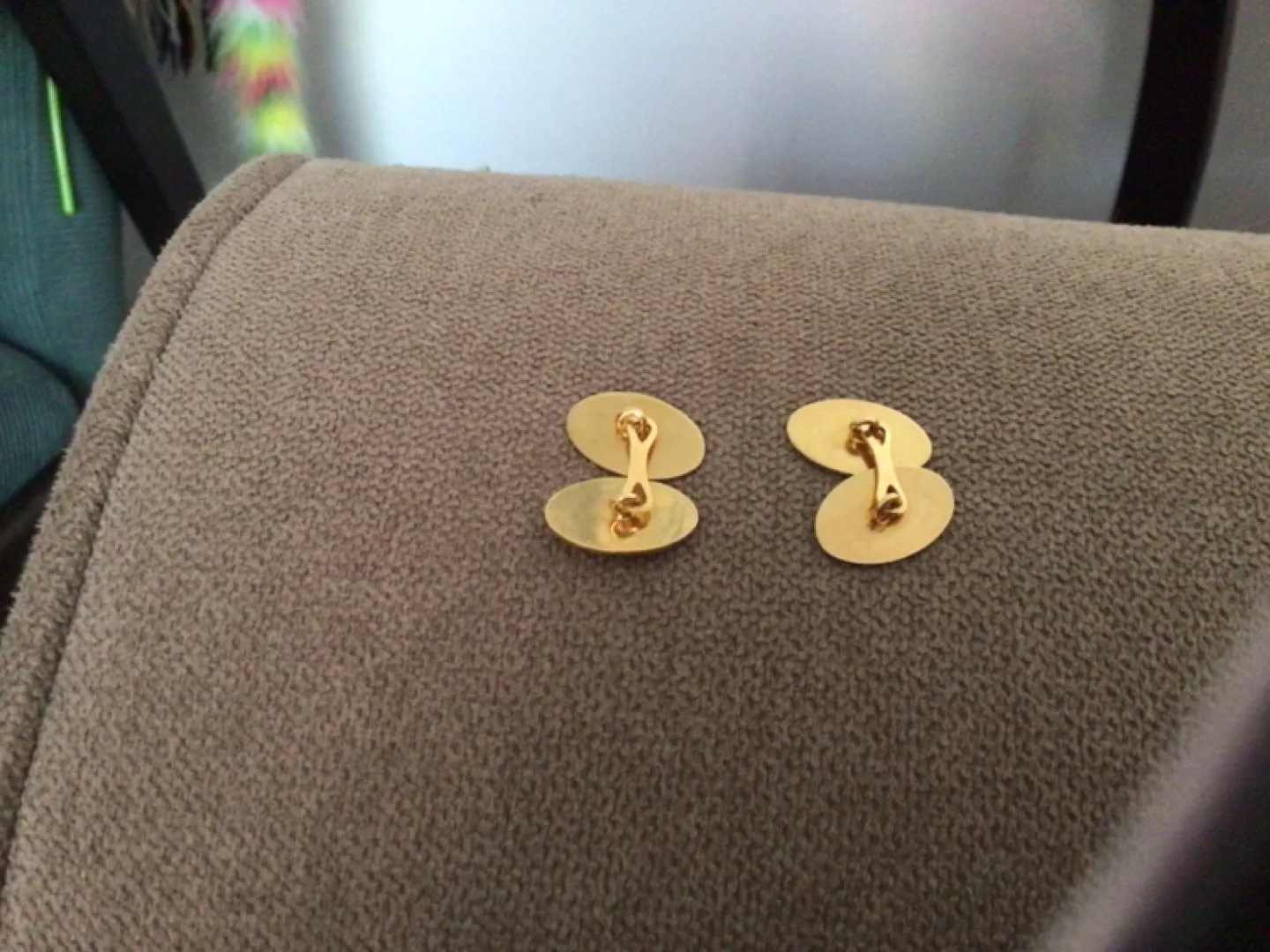 18 k gold cuff links image indicator(2)
