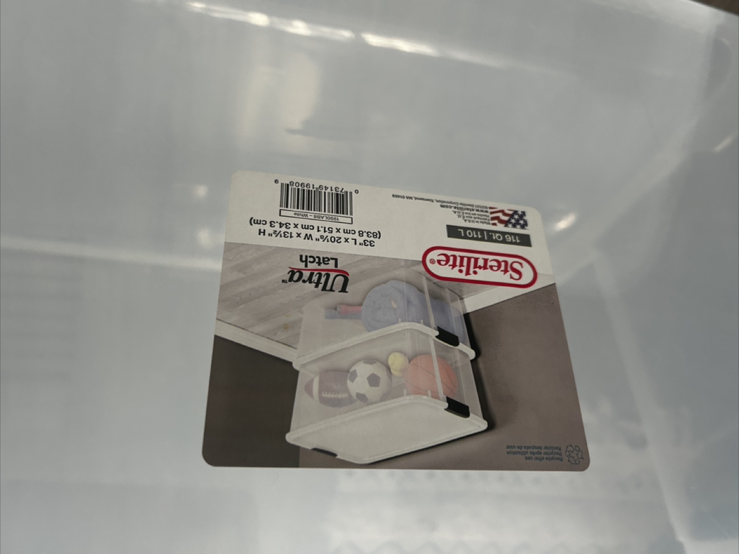 Sterilite Ultra Latch Storage Box - photo 2