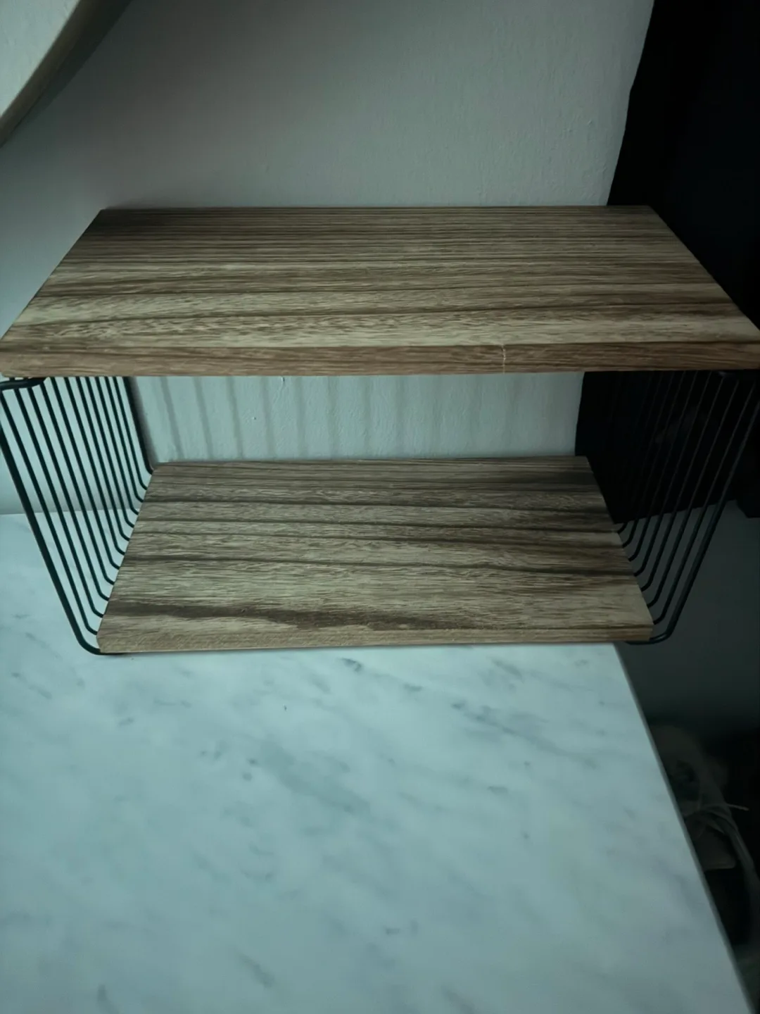 Modern Two-Tier Wall Shelf image indicator(2)