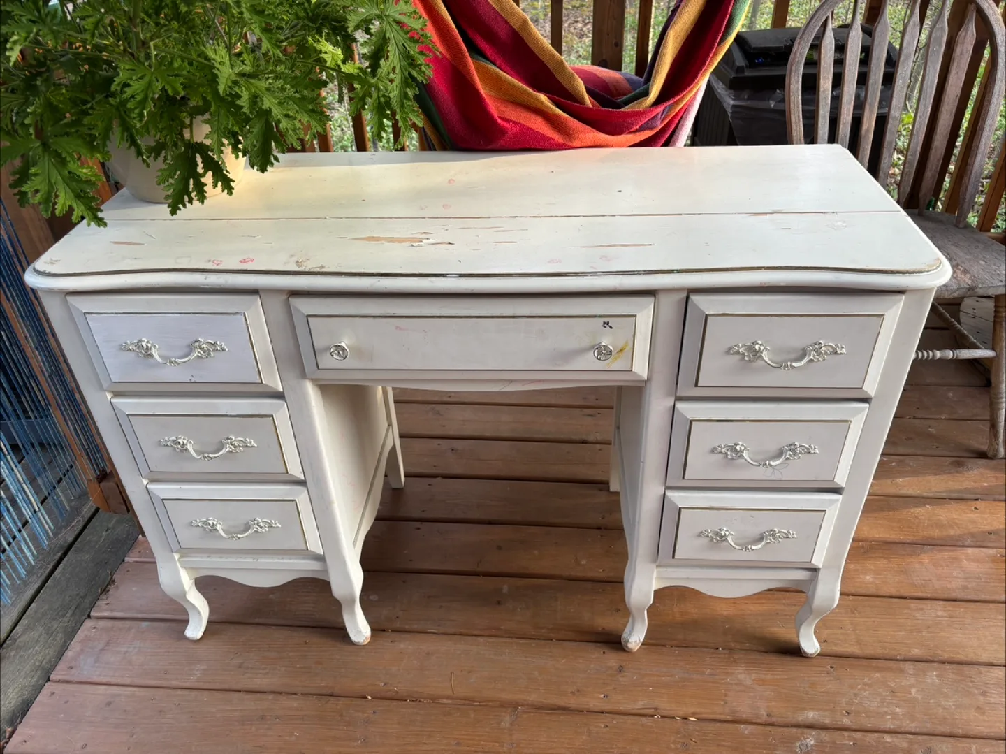 Vintage French-style dresser and vanity set image indicator(2)