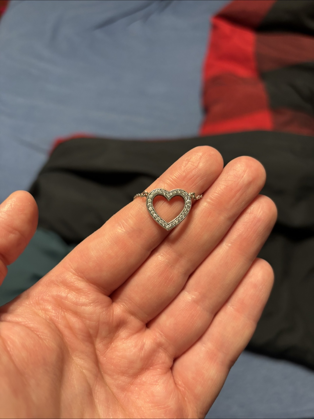 Sparkling Heart Necklace pandora