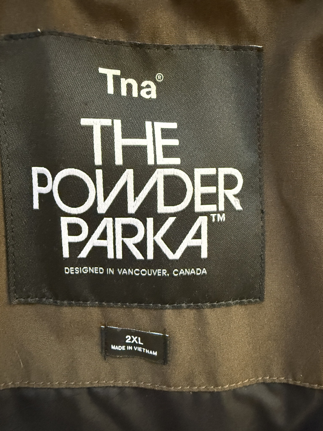 Aritzia Tna The Powder Parka - Size 2XL - photo 2