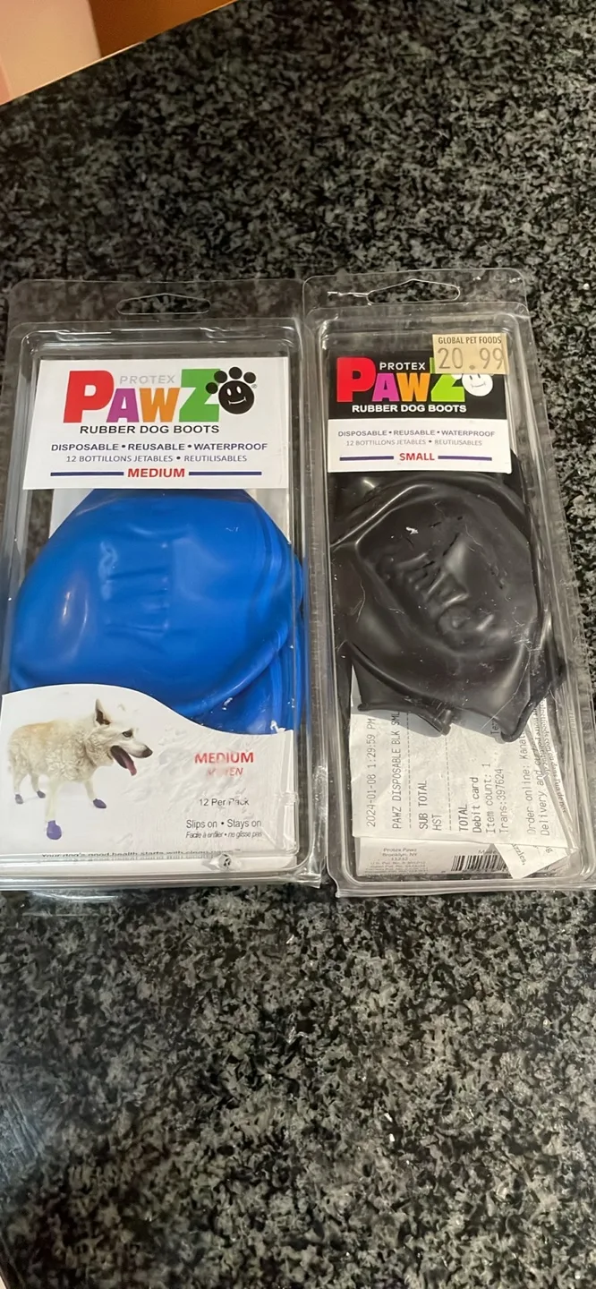 Protex Pawz Rubber Dog Boots - Medium and Small thumbnail
