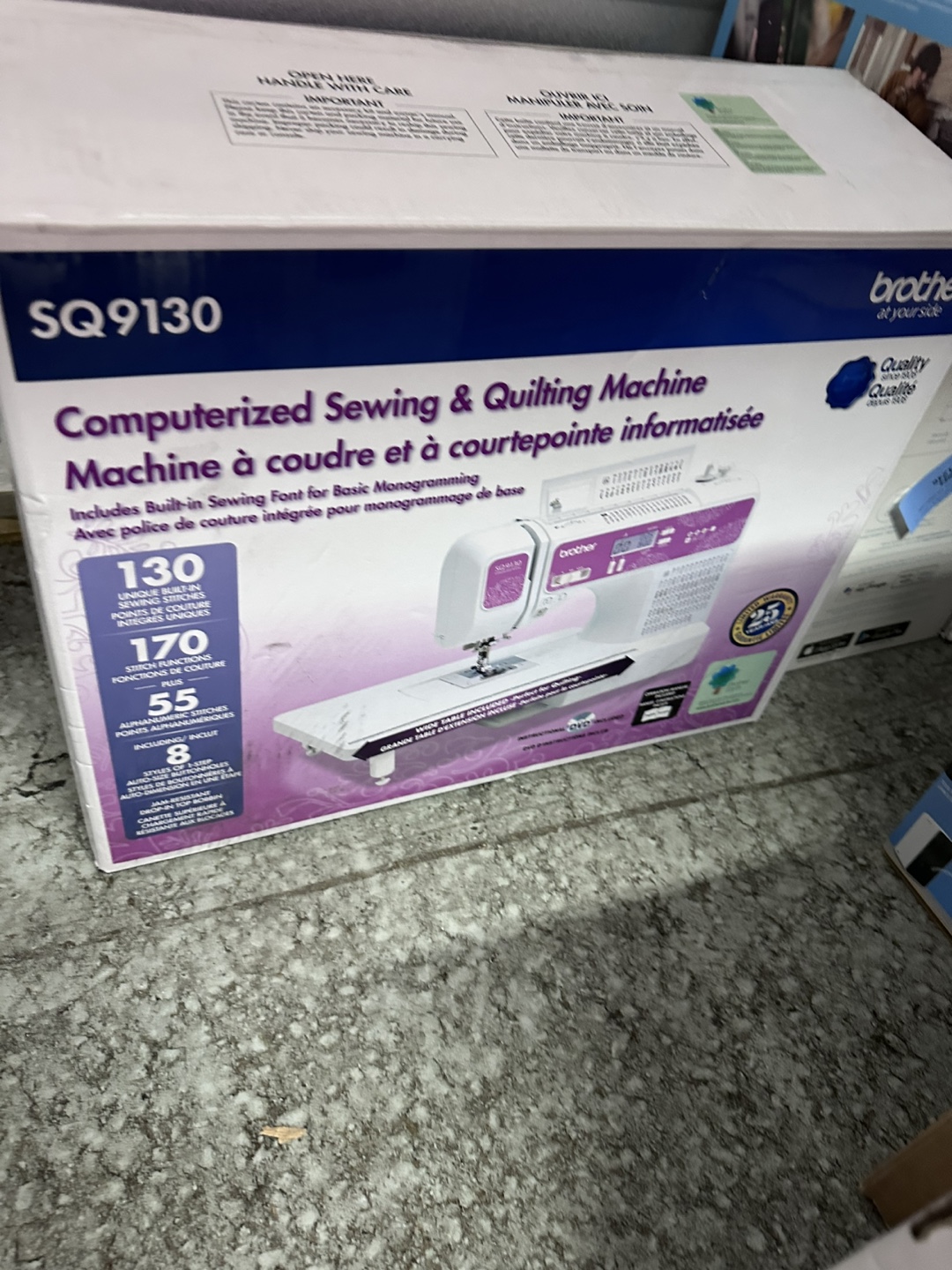 Brother SQ9130 Computerized Sewing & Quilting Machine
