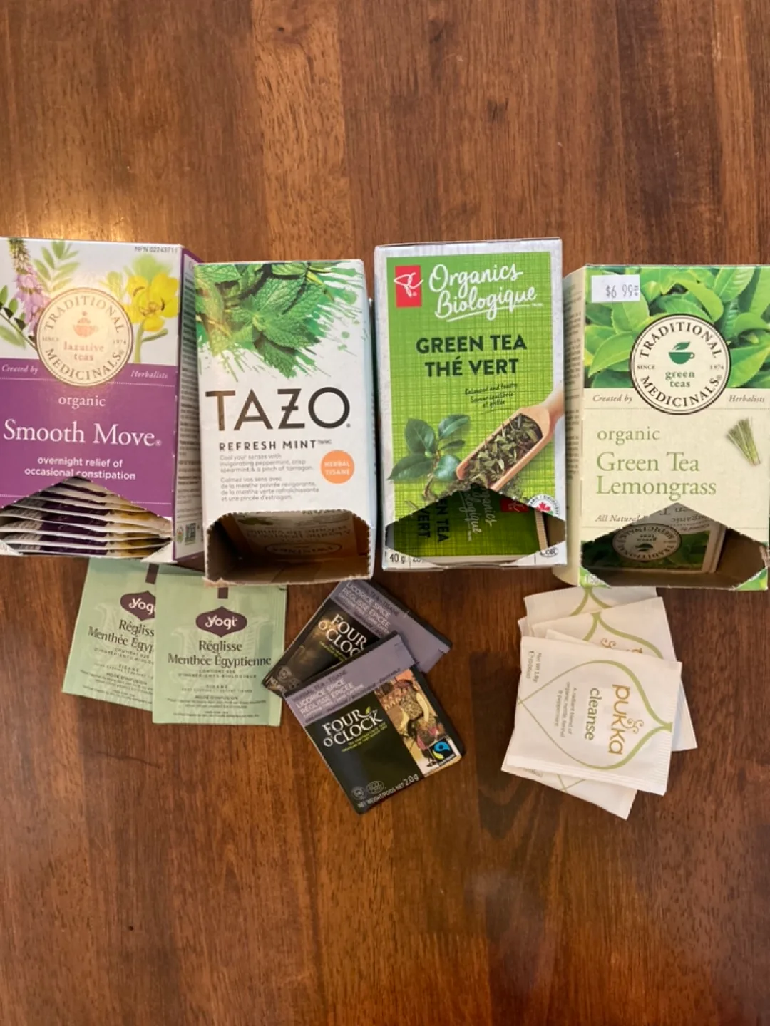 Assorted teas - unopened sachets thumbnail