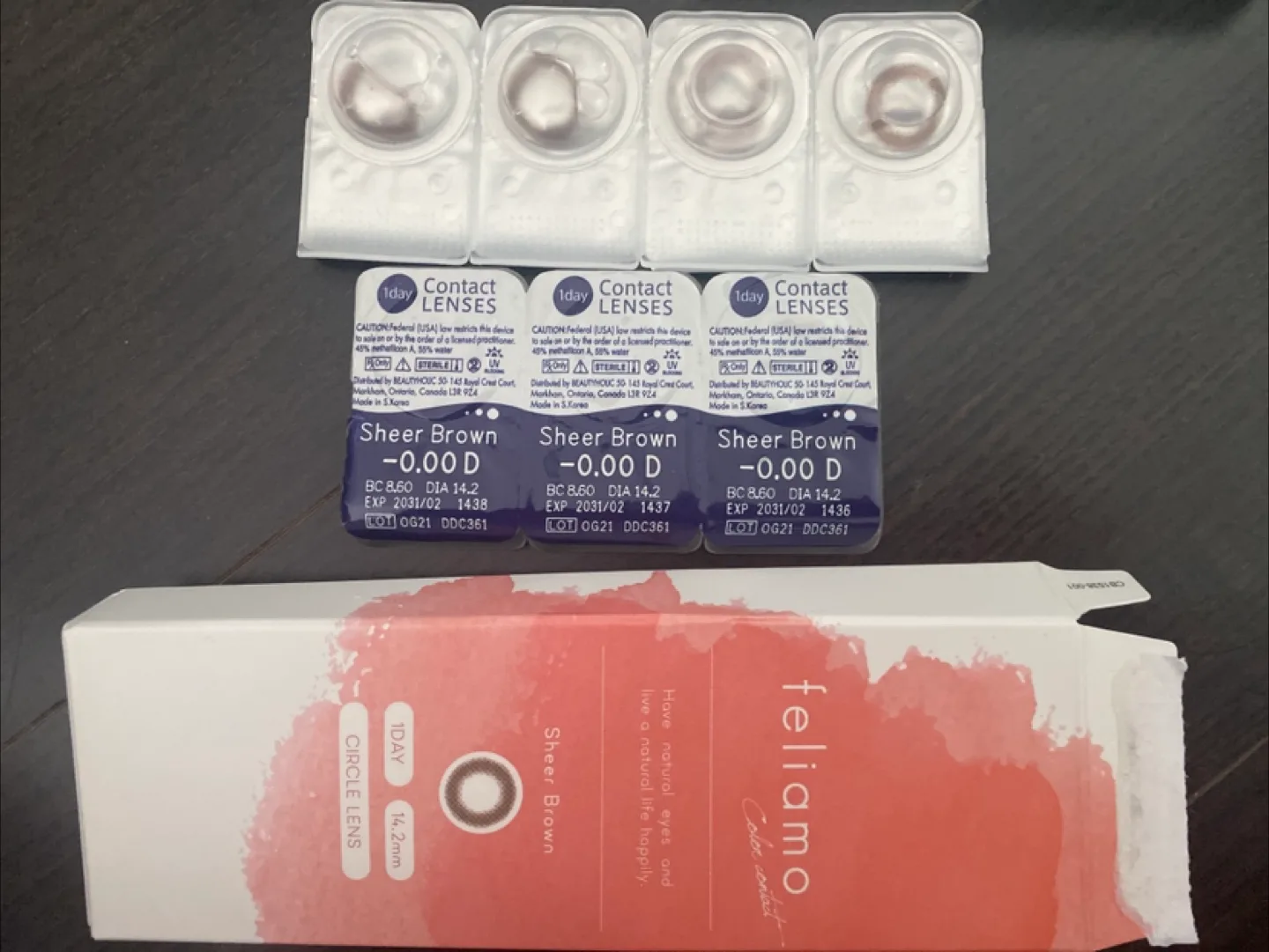 Feliamo Sheer Brown Circle Lenses thumbnail