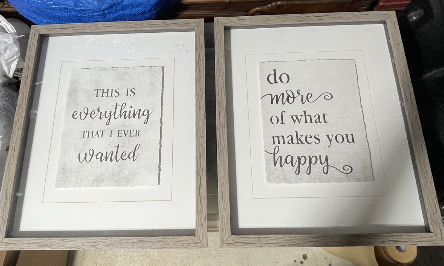 Set of 2 Inspirational Wall Decor Prints