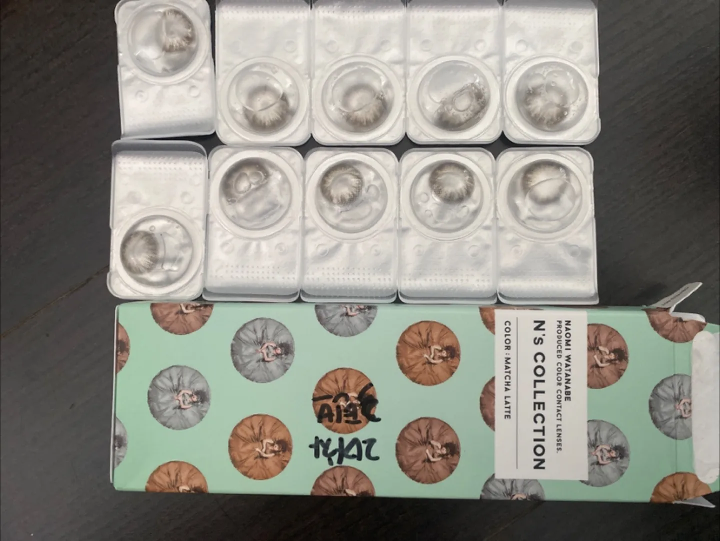 N's Collection Matcha Latte Coloured Contact Lenses thumbnail