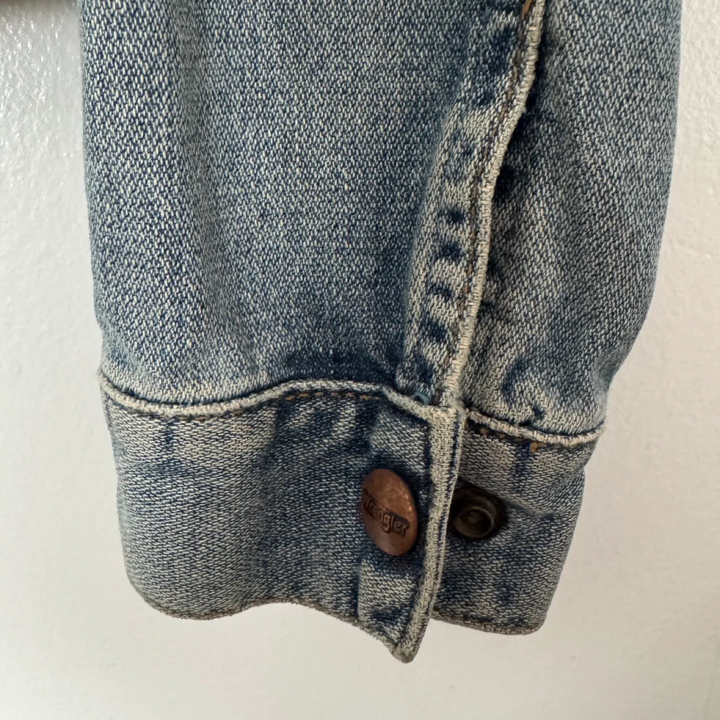 Vintage Wrangler Denim Jean Jacket circa 1986 image indicator(8)