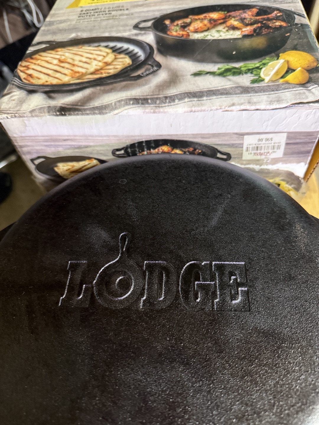 Lodge Cast Iron Dutch Oven - photo 3