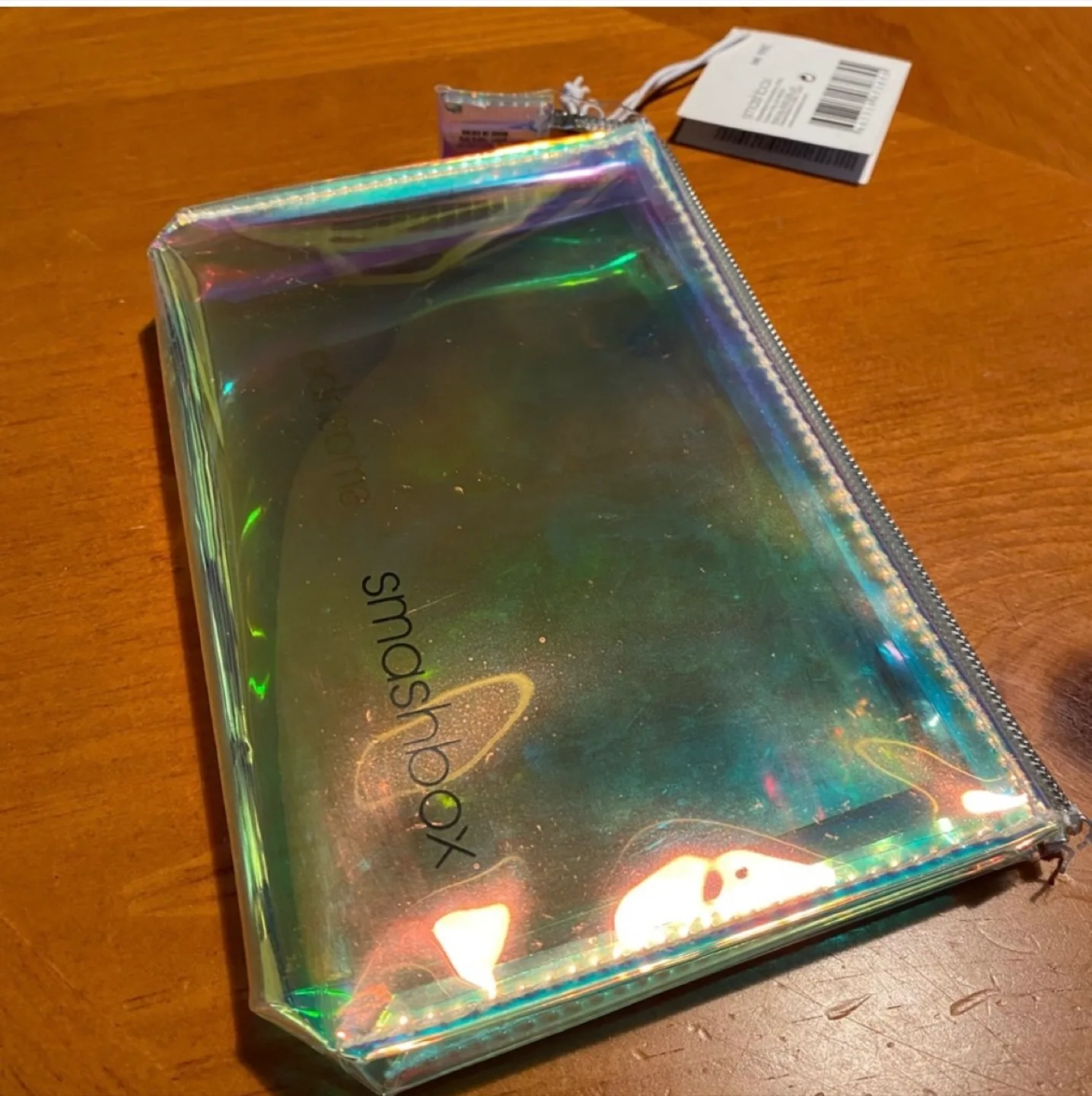 Smashbox iridescent cosmetic bag 💚 image indicator(3)