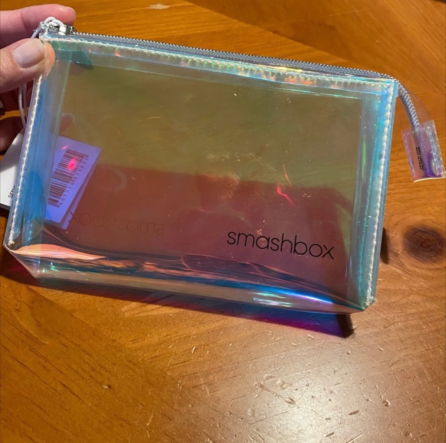 Smashbox iridescent cosmetic bag 💚 image indicator(5)