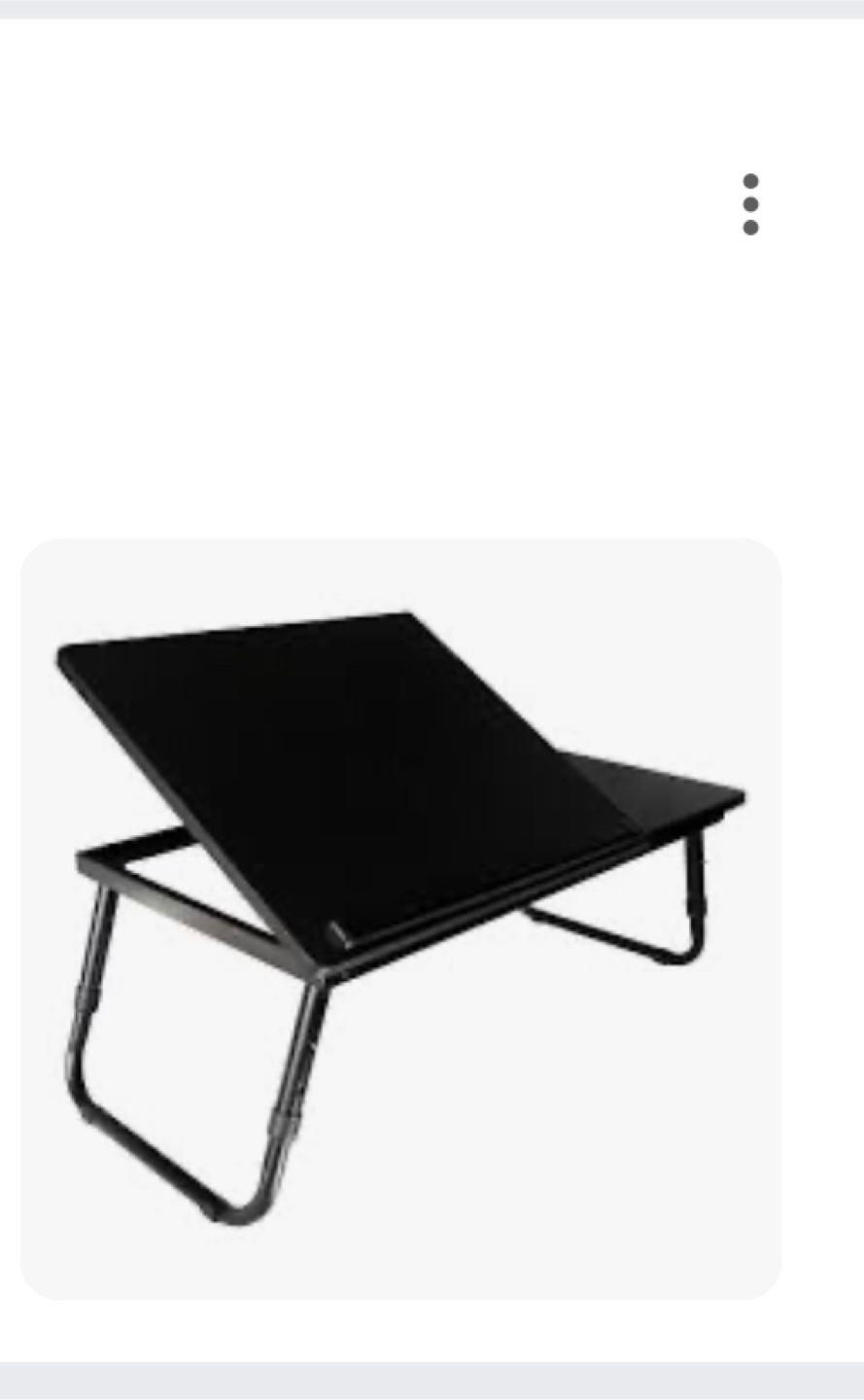Black Foldable Laptop Table