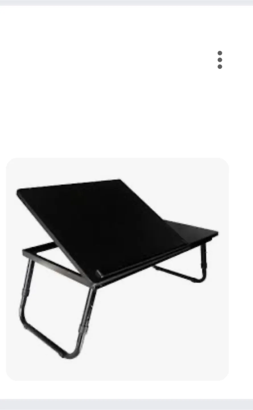 Black Foldable Laptop Table thumbnail