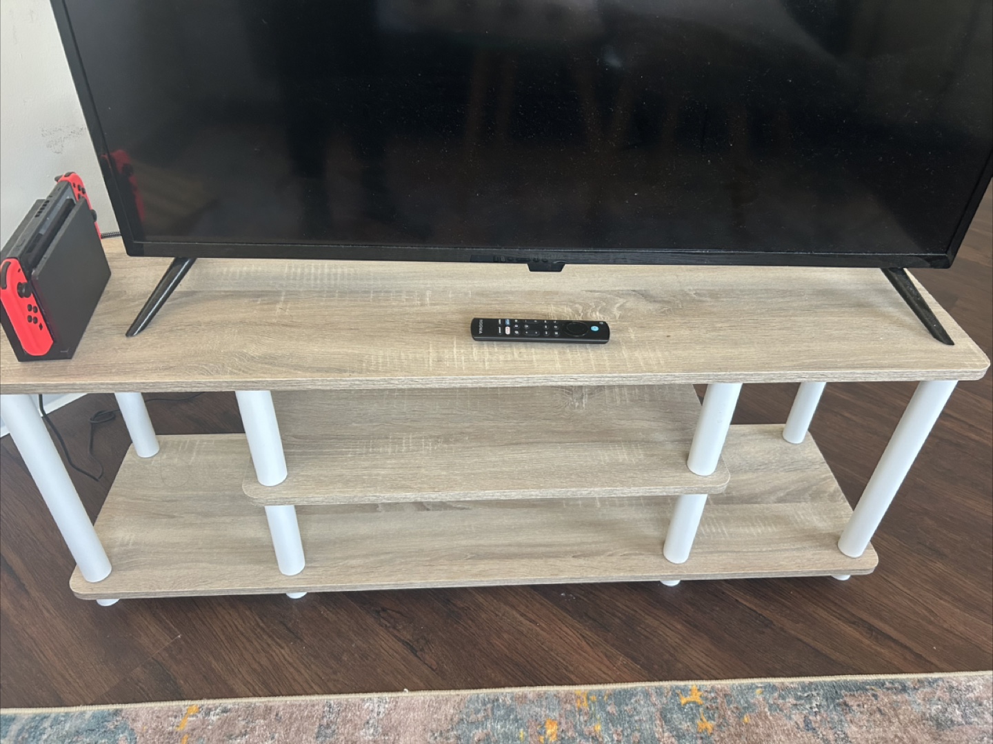 TV Stand with Three Shelves - photo 4