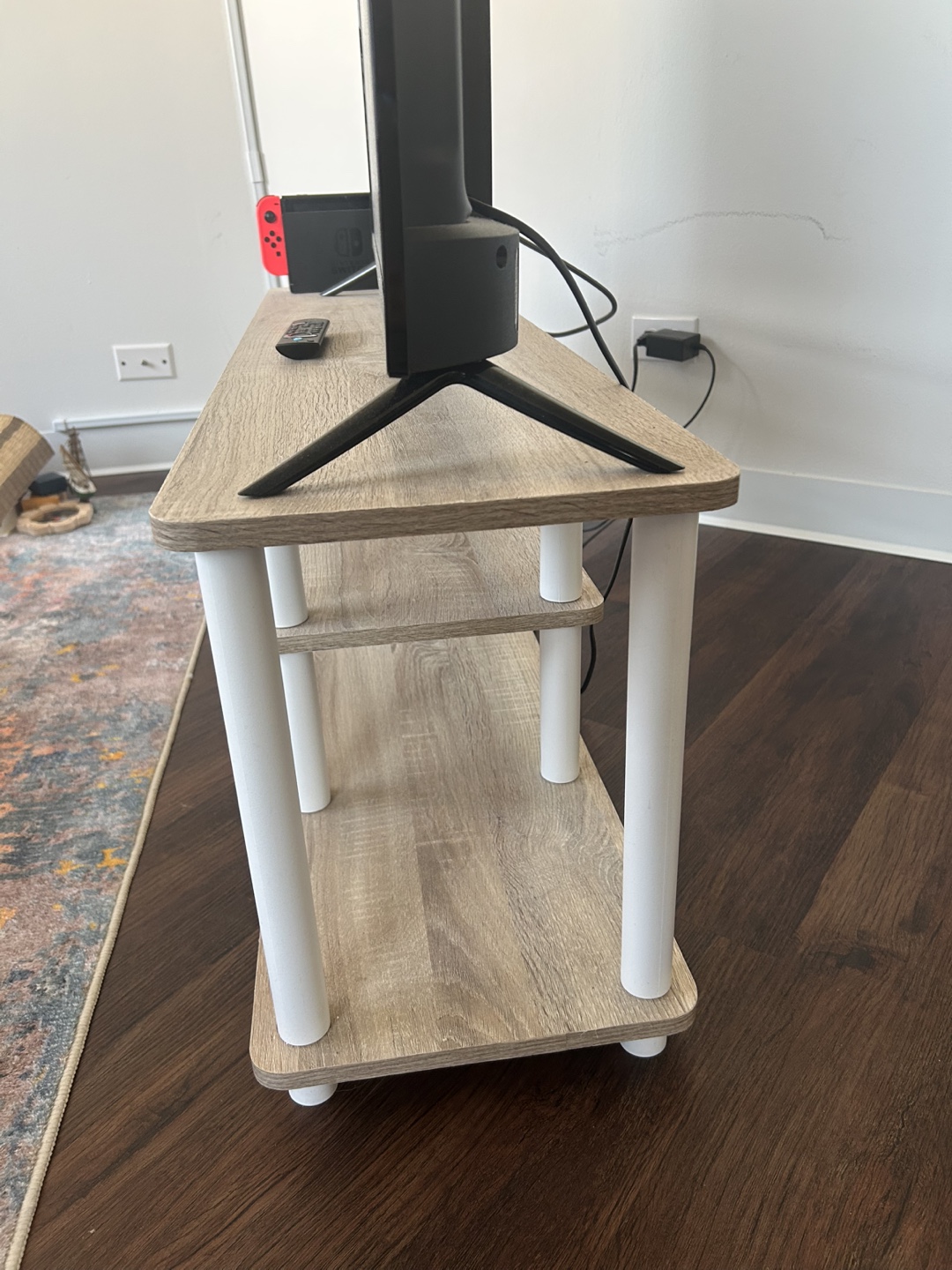 TV Stand with Three Shelves - photo 2