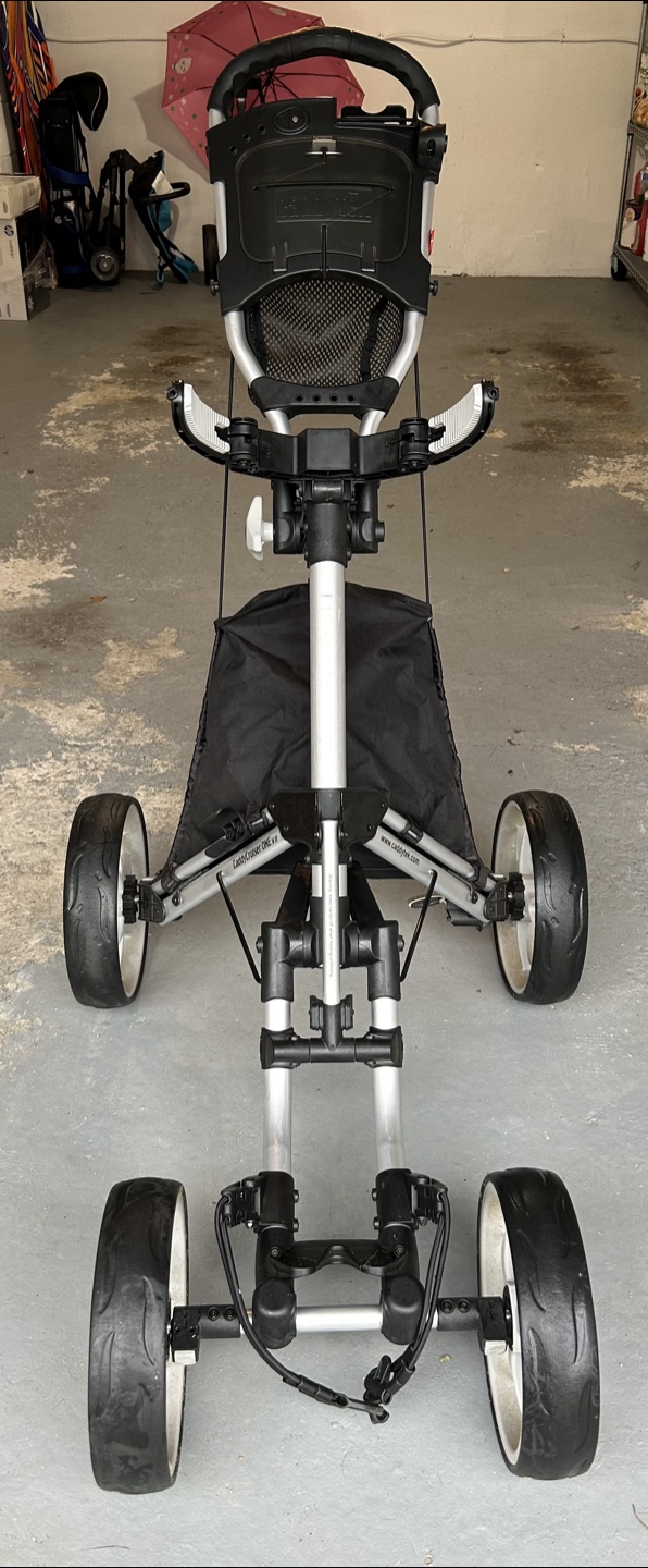 CaddyTek CaddyCruiser One 4-Wheel Golf Push Cart - photo 5