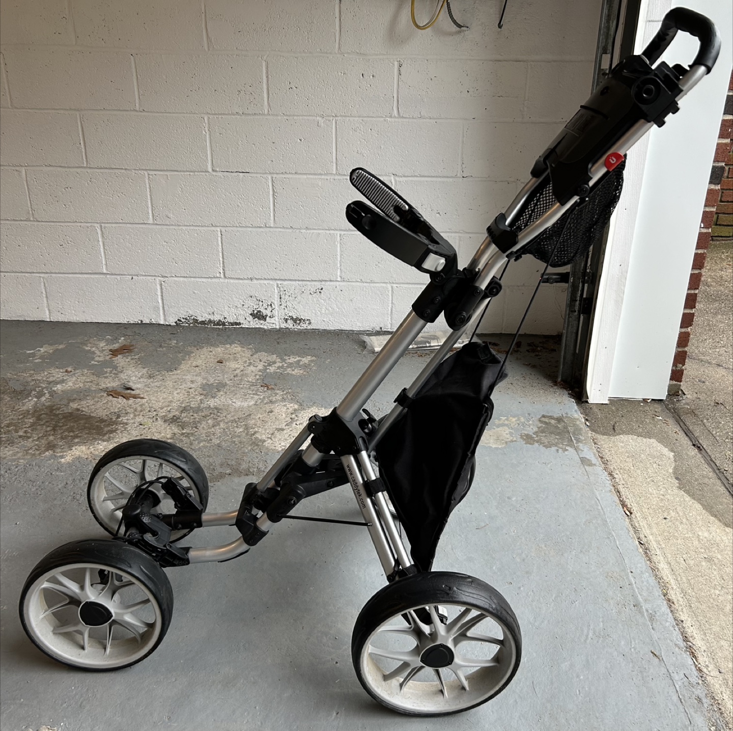 CaddyTek CaddyCruiser One 4-Wheel Golf Push Cart - photo 3