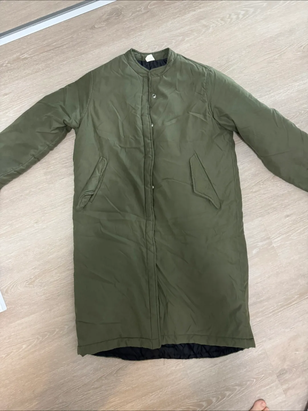 Green long jacket freecycle if it can be picked up today thumbnail