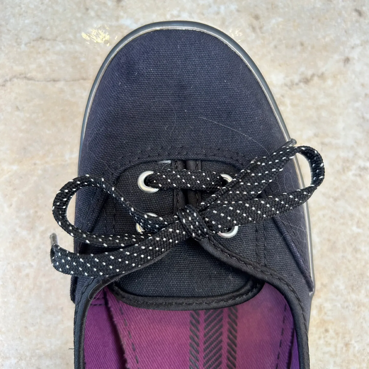 Keds Women's Black Canvas Slip-On Shoes - Size 6 image indicator(2)