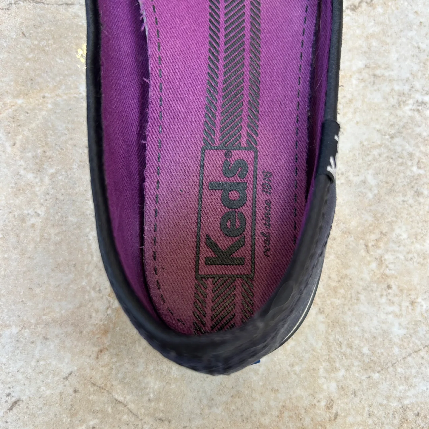 Keds Women's Black Canvas Slip-On Shoes - Size 6 image indicator(7)