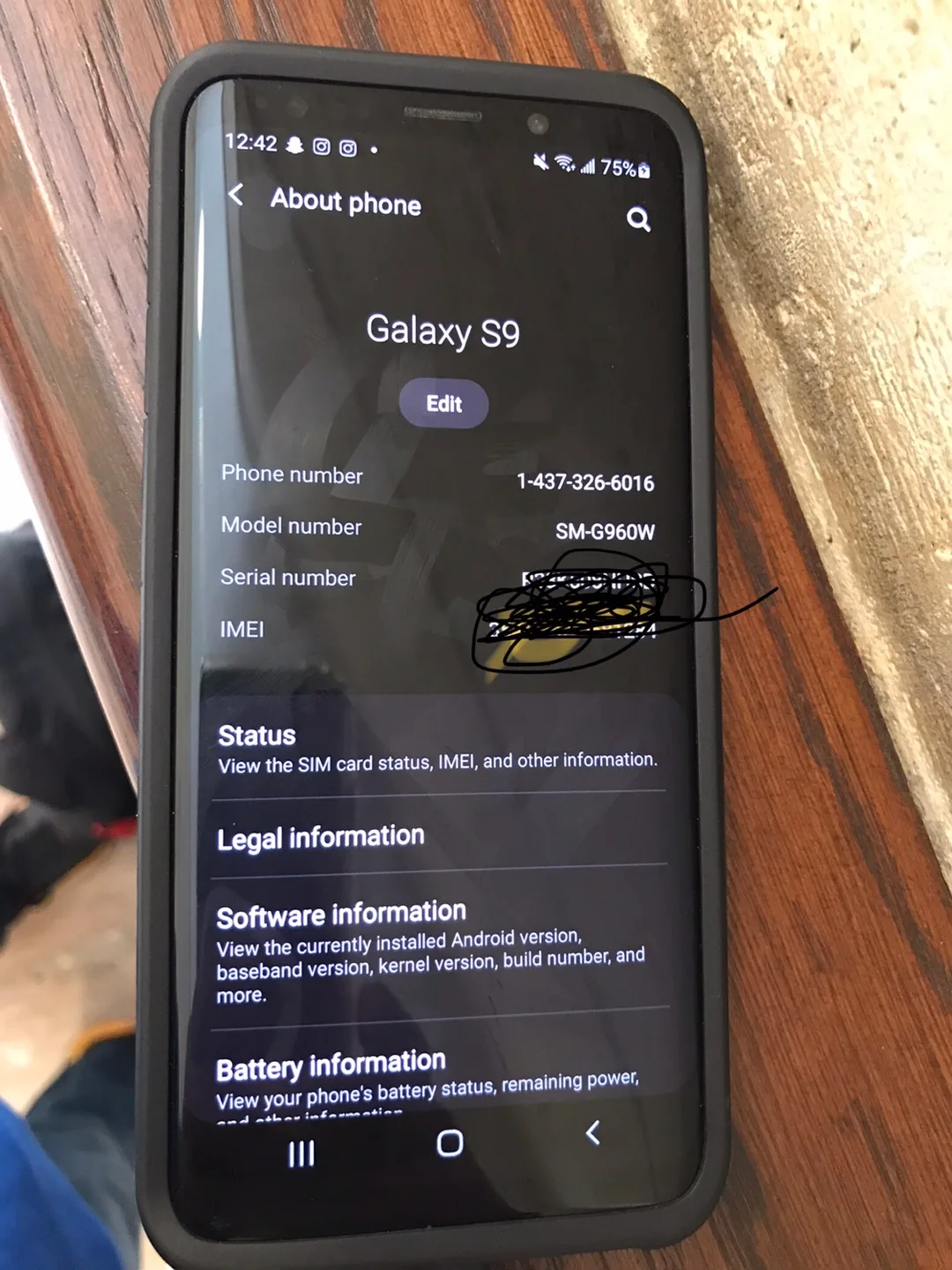 Samsung Galaxy S9 64GB Smartphone thumbnail