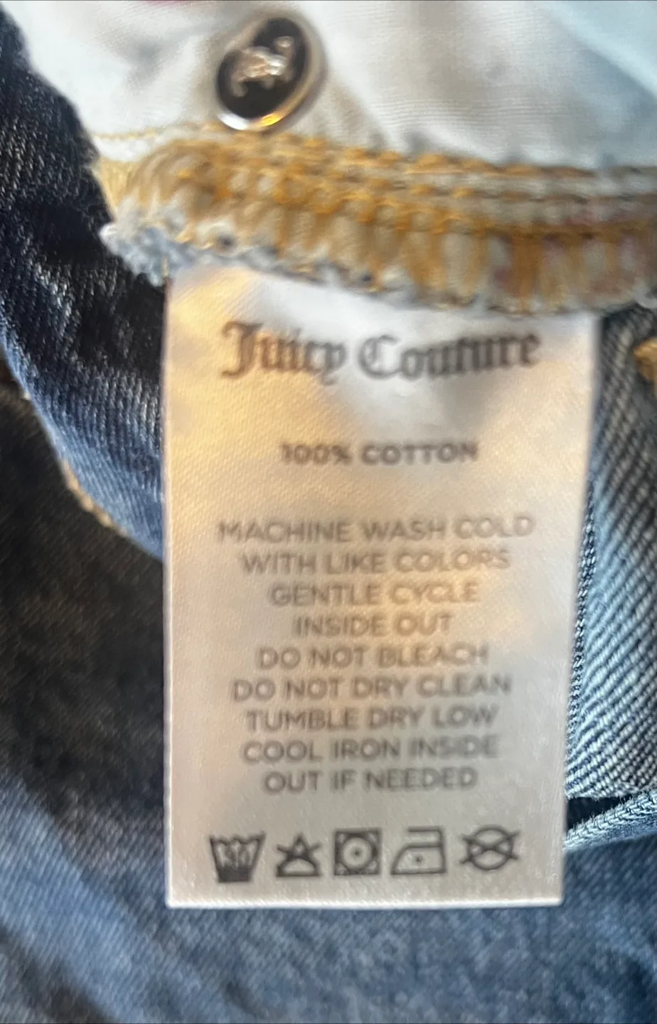 Juicy Couture Size 27 Distressed Jeans image indicator(6)