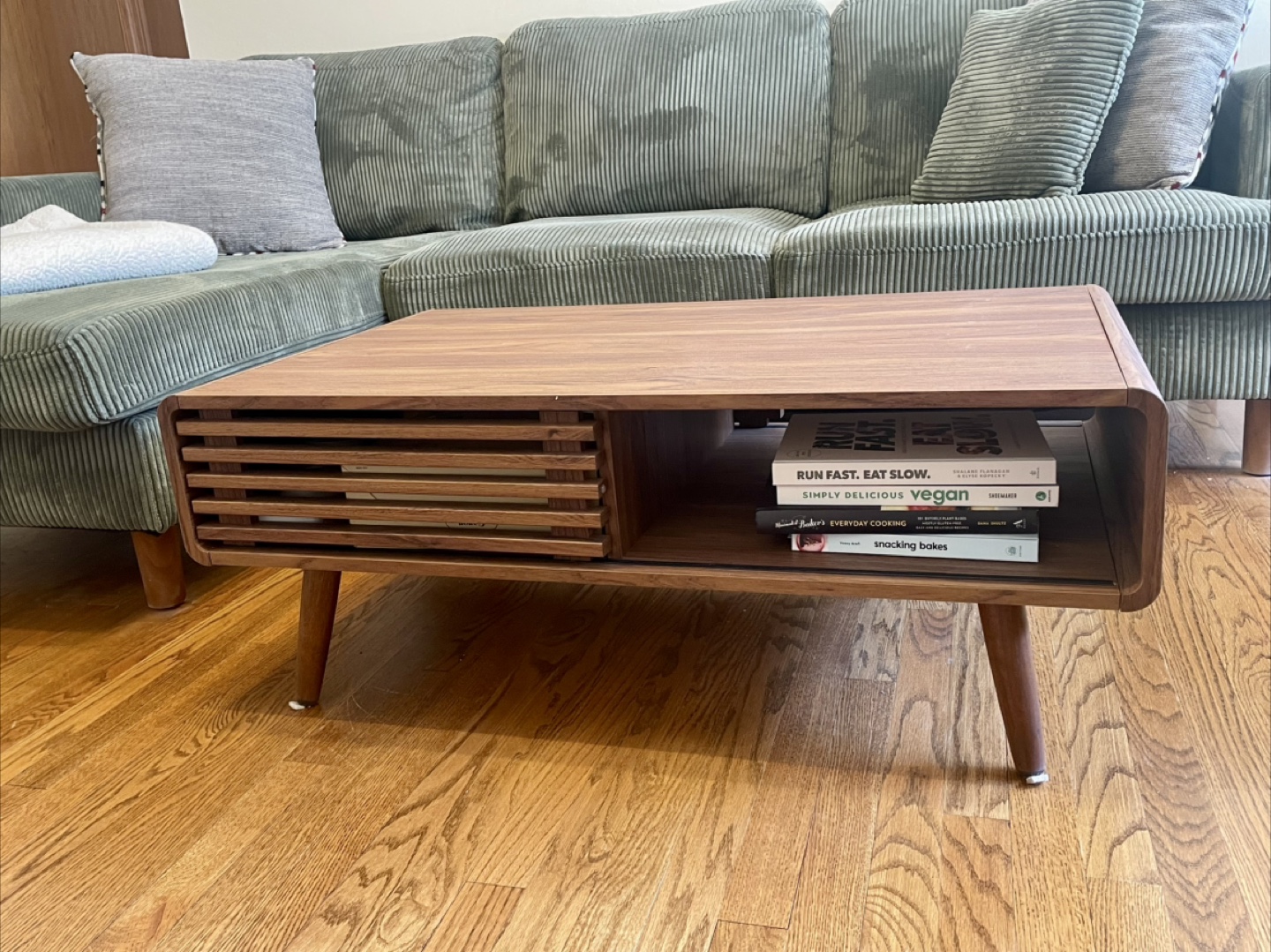 Mid-Century Modern Coffee Table with Storage